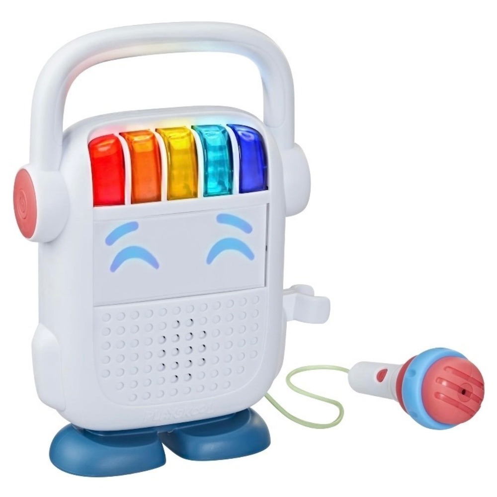 Playskool Rock n' Roll Bot Kids Bluetooth Speaker Voice Changing Microphone Toy